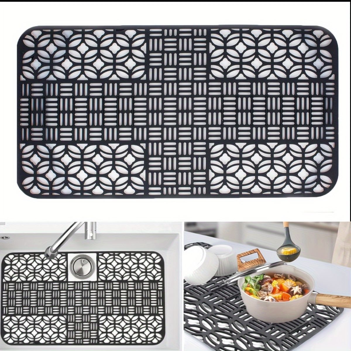 Silicone Sink Mat Cuttable Sink Pad