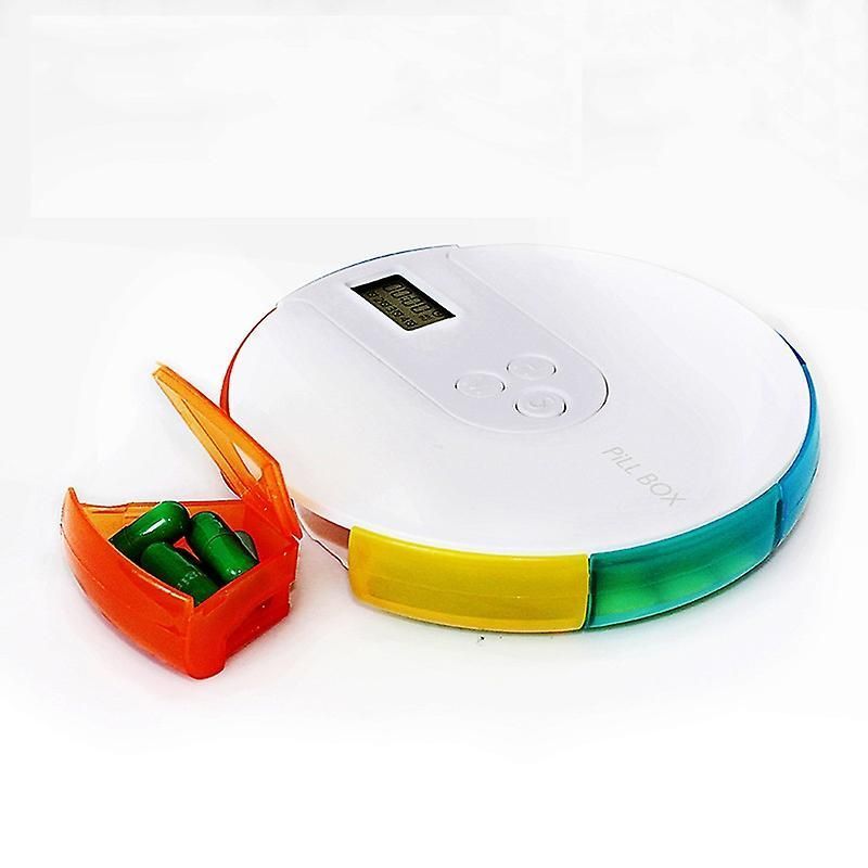 Weekly Pill Dispenser With Alarm 7-day Medicine Pill Organizer With Alarms Per Day Portable Smart Pill Box