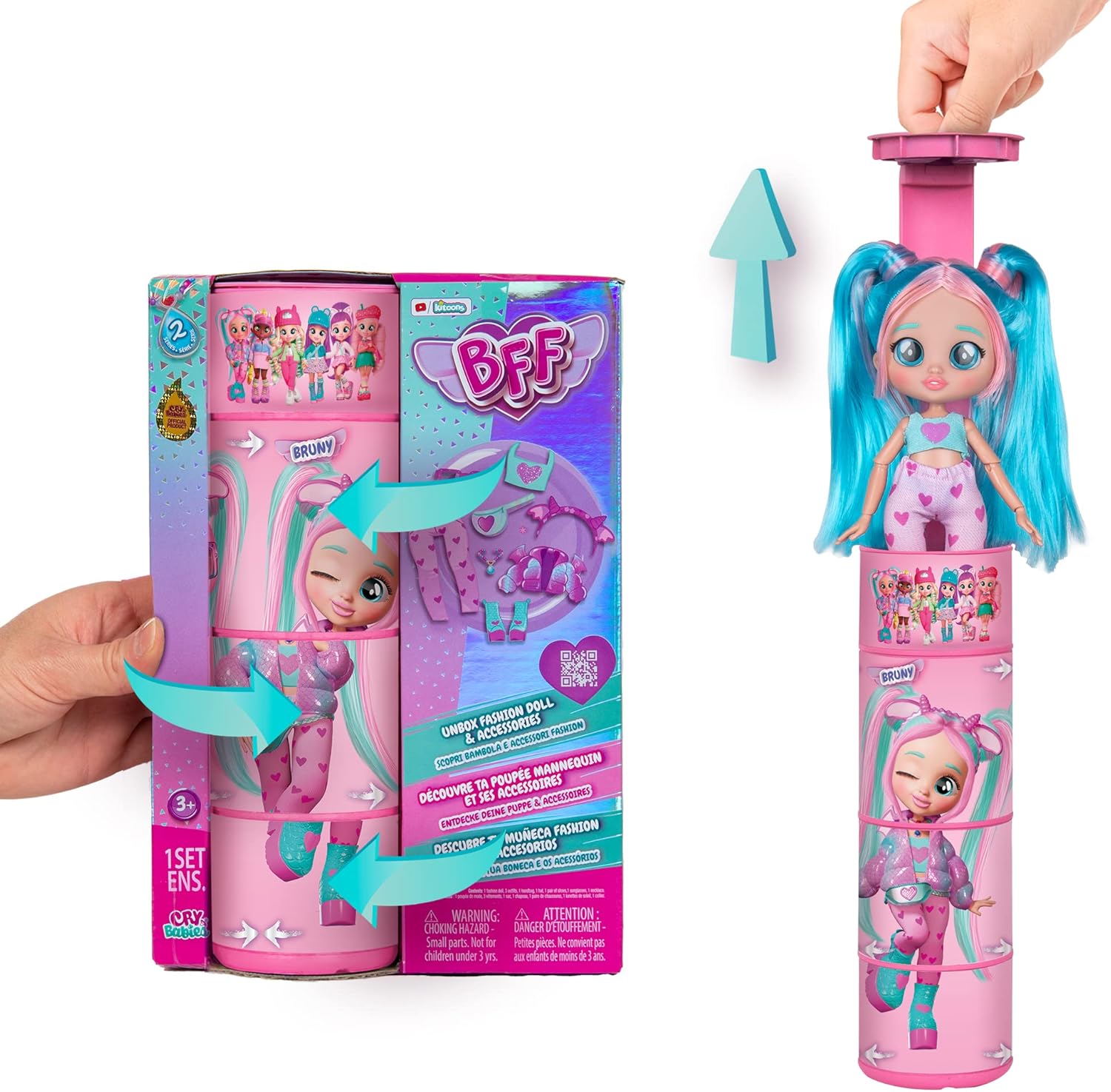 Cry Babies BFF Bruny Fashion Doll