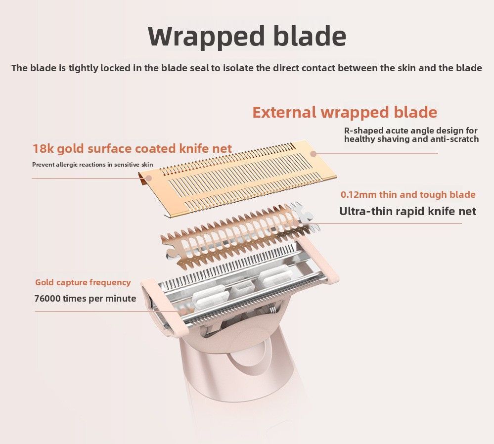 Portable USB Nose Hair Trimmer