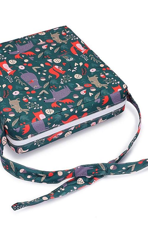 Toddler Booster Cushion Baby Chair Pad Heightening Dining Chair Cushion Cartoon Seat Mat