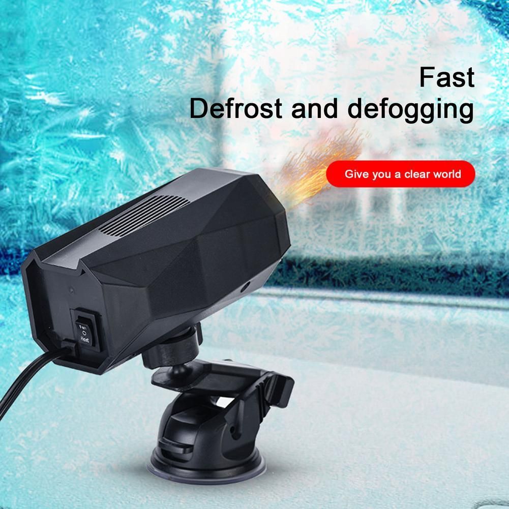 Car Heater Windshield Defroster Defogger Demister 12V Fast Heat Cooling Fan