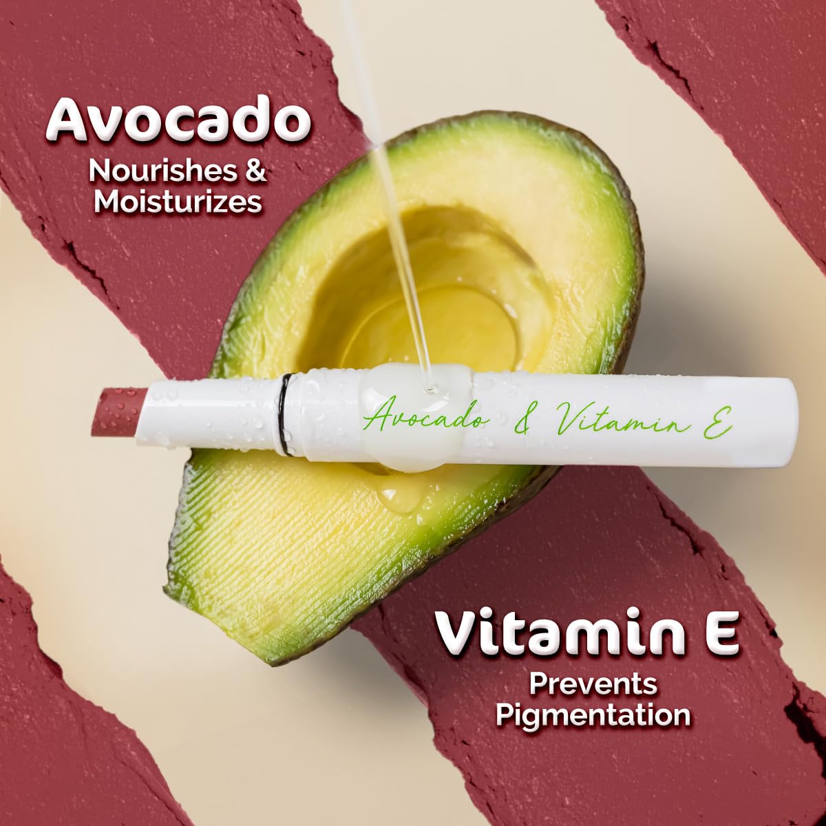 أحمر شفاه ماتي طويل الأمد من Mamaearth بزيت الأفوكادو وفيتامين E يدوم لمدة 12 ساعة - 01 كارنيشن نود - 2 غرام