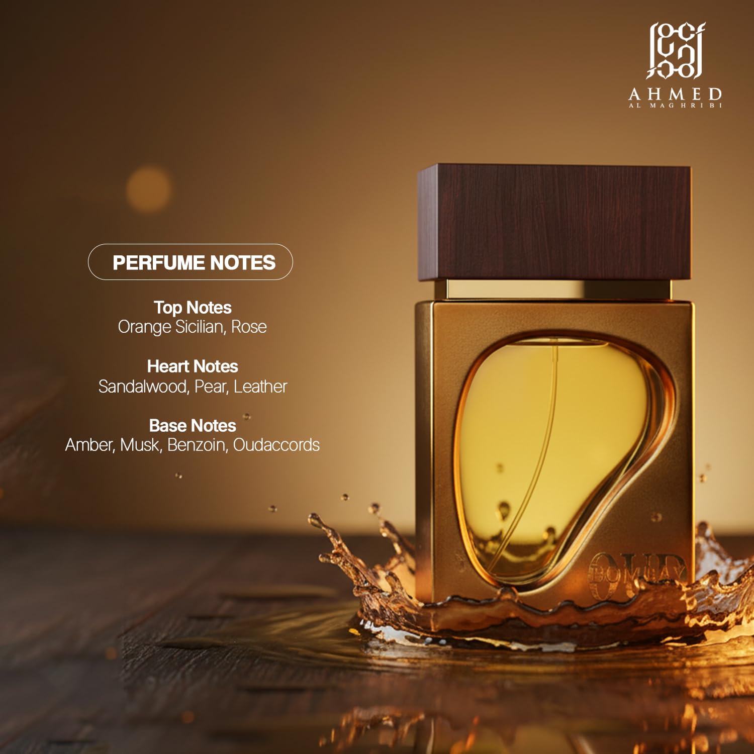 Ahmed Al Maghribi  Bombay Oud Eau De Parfum, 80ml