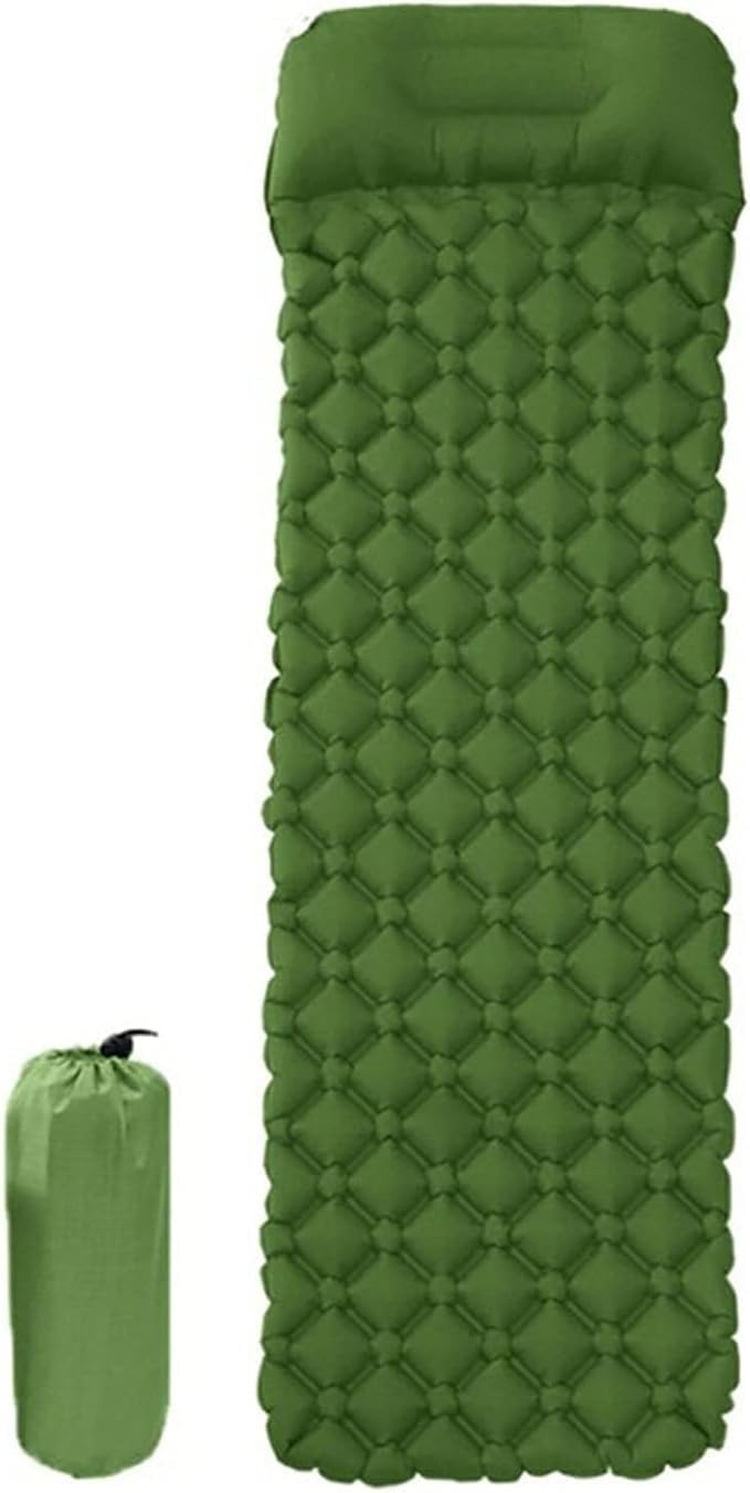 Camp Master Inflatable Mat, Green