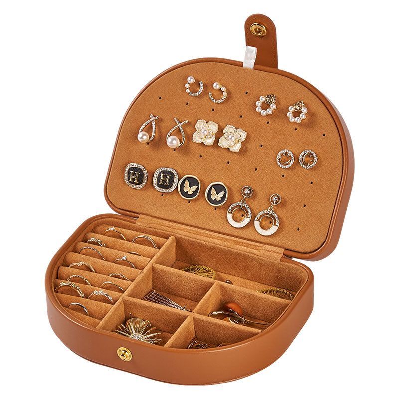 Jewelry Box Earring Bracelet Ring Organizer Travel Portable Jewelry Storage Case