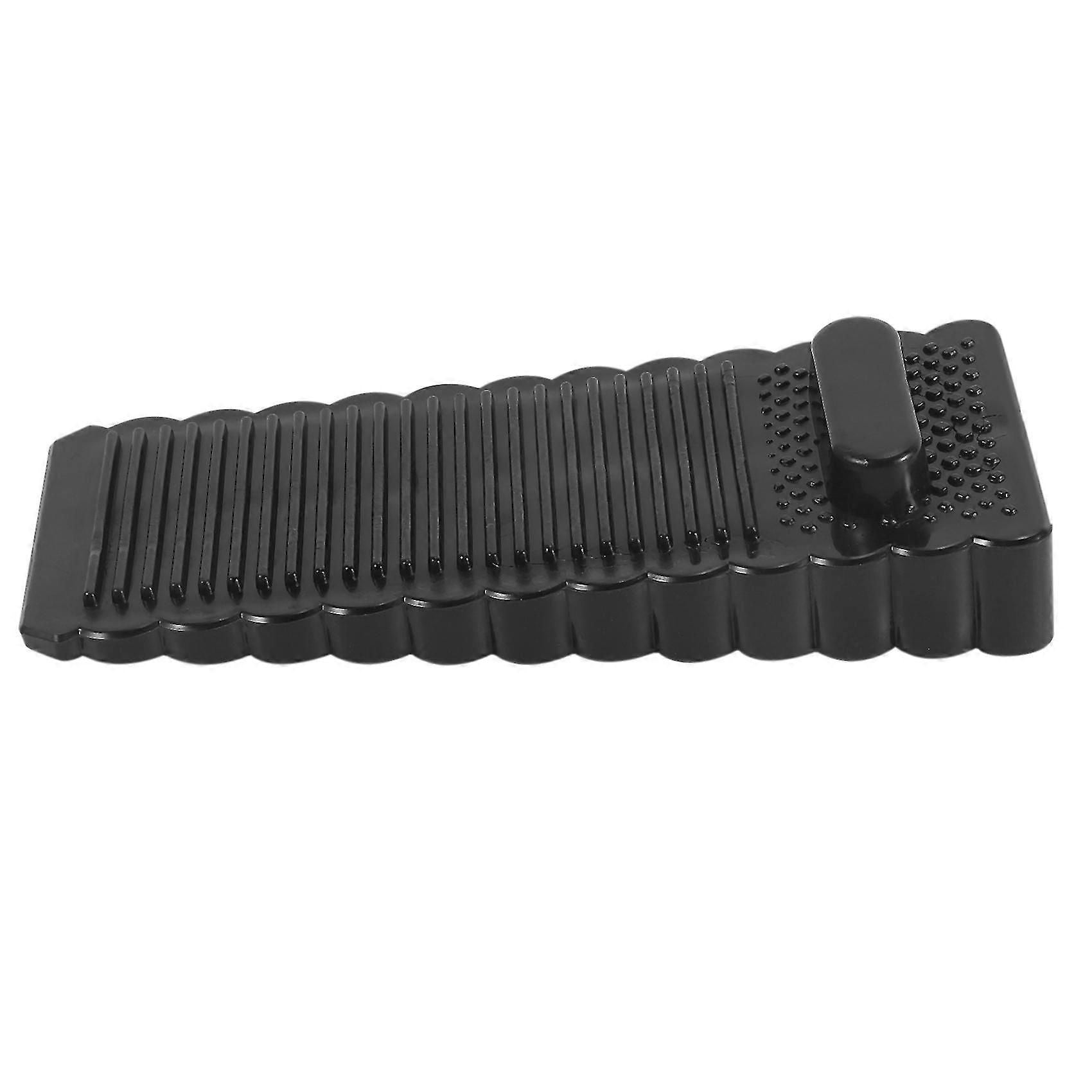 6 Pack Rubber Wedge - Sturdy And Stackable Door Stoppers - Slip-resistant Rubber Door Stop Works On