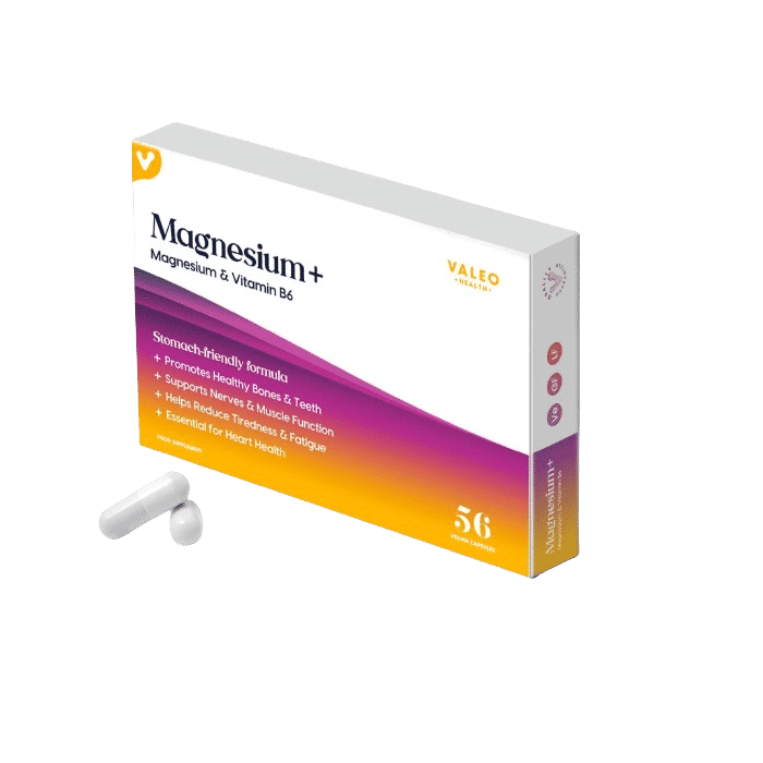 Valeo Magnesium+ with Vitamin B6 capsules 56