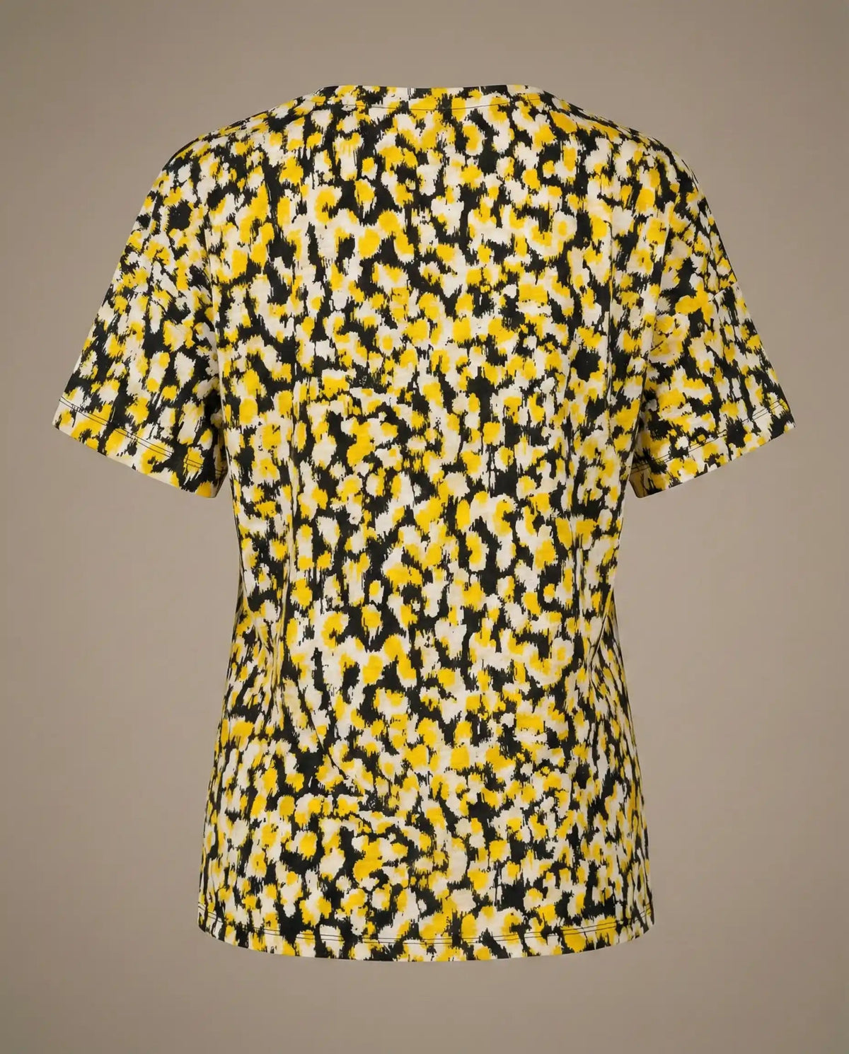 Jones New York Yellow Black Dotted Top