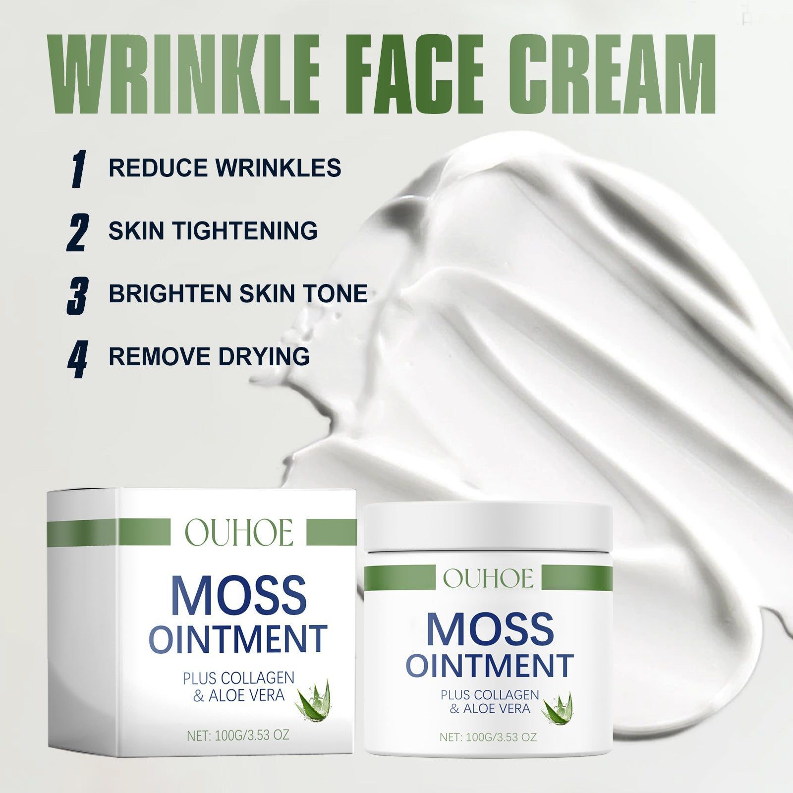 Revitalize Your Skin with Moisturizing Anti-Wrinkle Cream, Collagen Hydrating, Youthful Glow ,100g