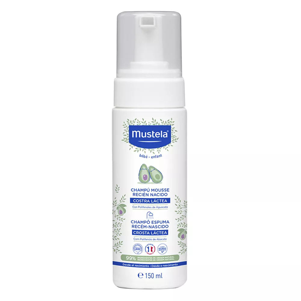 Mustela – Cradle Foam Shampoo For Newborns – 150ml