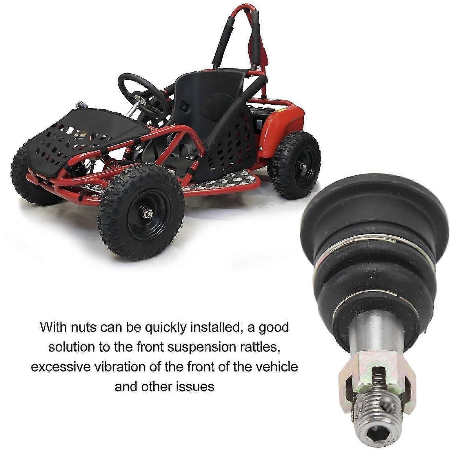 1pair Tie Rod End Ball Joint 12mm Rugged Reliable Fit For 110cc 125cc 150cc Quad Dirt Bike Atv Go Kart