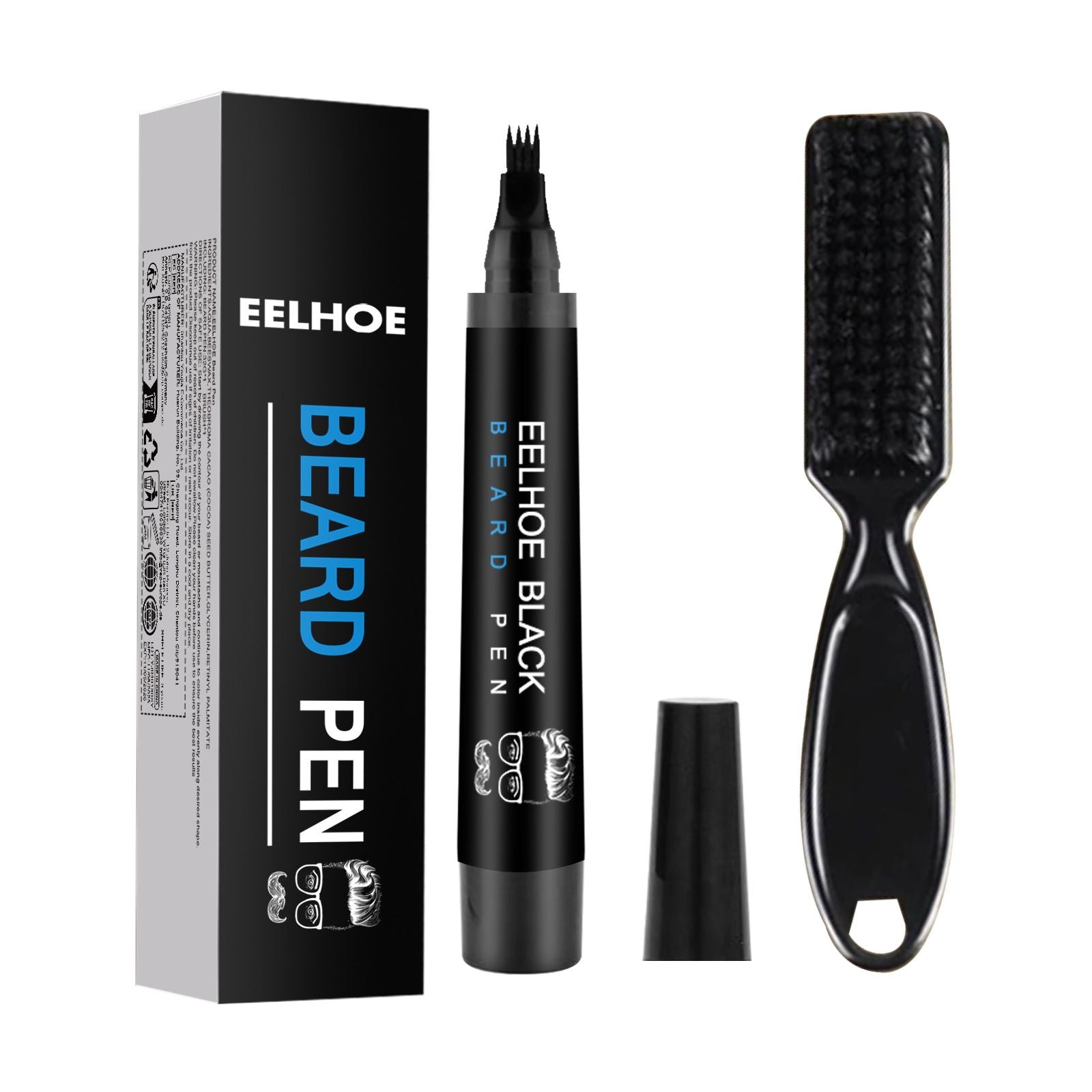Beard Filler Pen Waterproof Beard Brush Men's Beard Pen Beard Styling Filler Pen