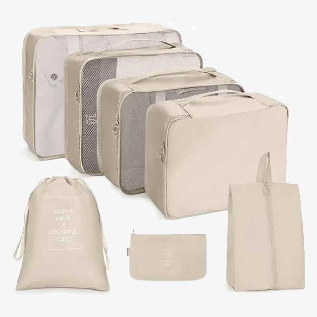 7-Piece Set Portable Luggage Organizer – Travel Storage Bags for Efficient Packing & Organization