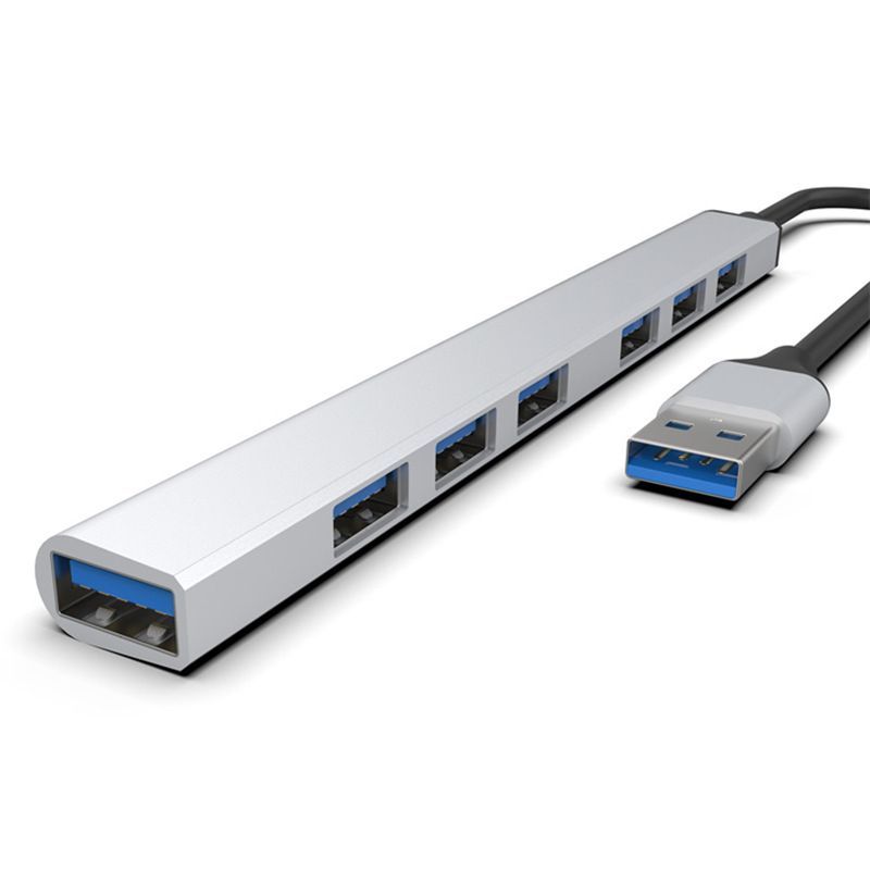 7 Ports Type C Hub USB 3.0 High Speed Splitter Docking Station For PC Laptops