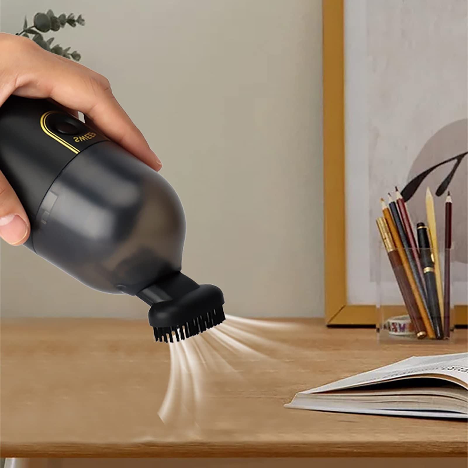 Mini Vacuum Cleaner Desktop Cordless Cleaning Machine For Home Car Office