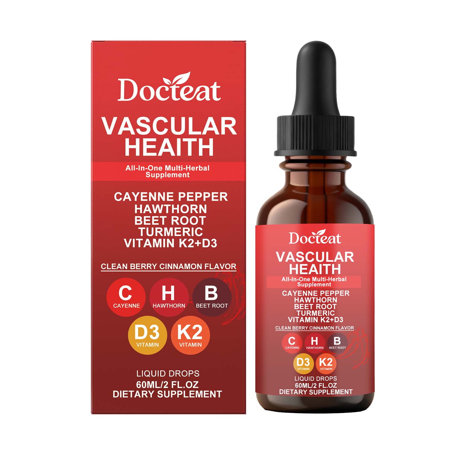 Boost Vitality with Beetroot Turmeric Drops, Natural Body Care Supplement ,60ml