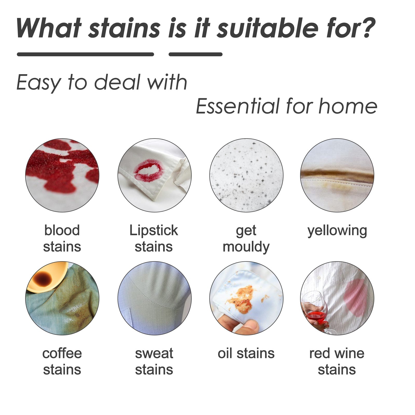 Bioenzyme Laundry Cleaning Tablets, Remove Stains, Brighten Clothes, Eco-Friendly ,10pcs