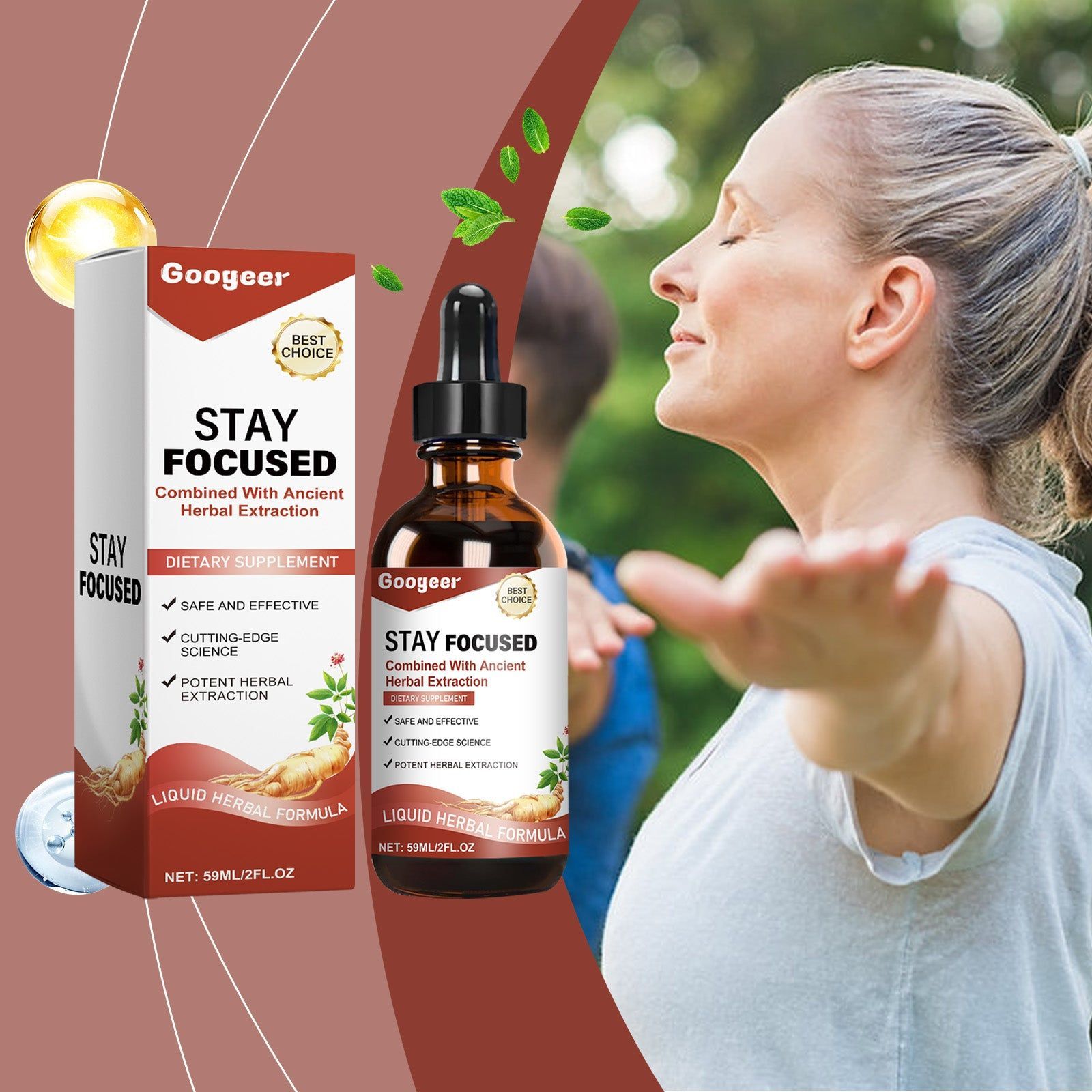 Boost Your Body Care with Ginseng Drops, Natural Nutrient Absorption, Health Support ,59ml