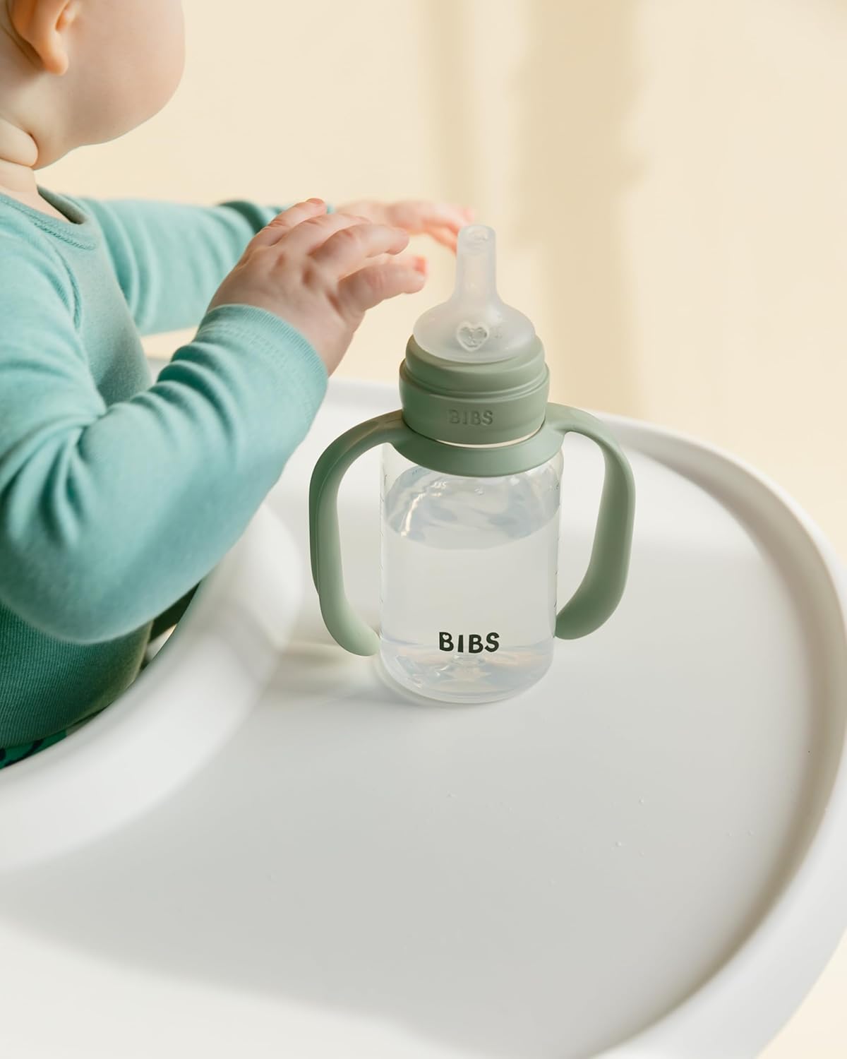 BIBS Baby Sippy Bottle - Blush (150ml)