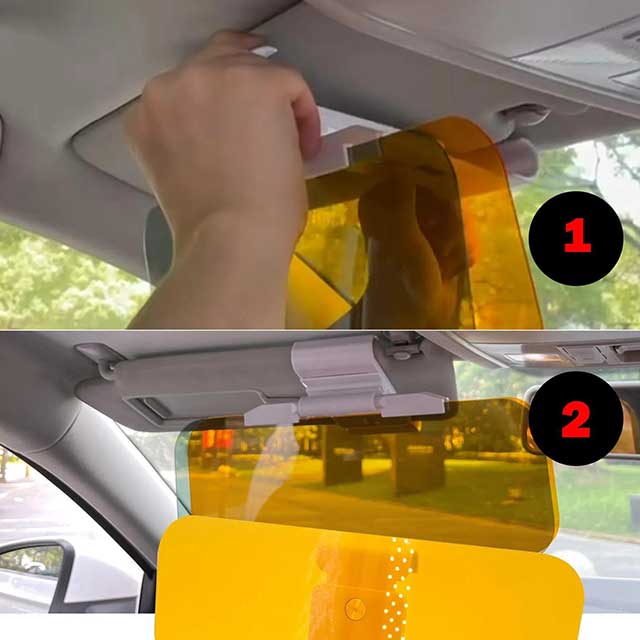 Car Visor Goggles - Anti-Glare, UV Protection Sunglasses for Driving Safety & Comfort