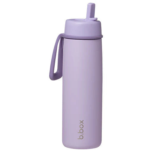 Insulated Flip Top Bottle 690ml -lilac love