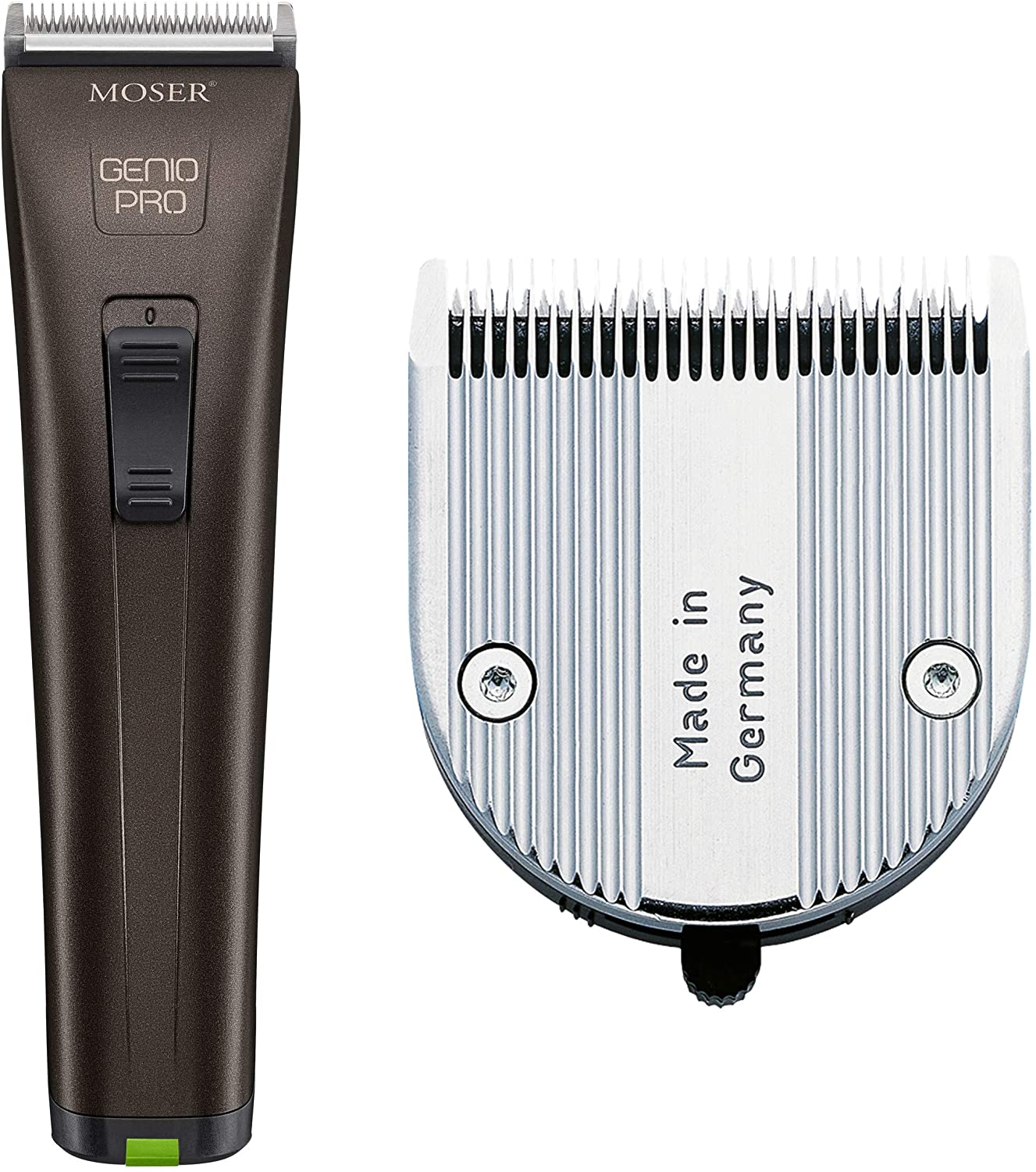 Moser Genio Pro Fading Edition Hair Clipper with Interchangeable battery pack Black 1874-0053