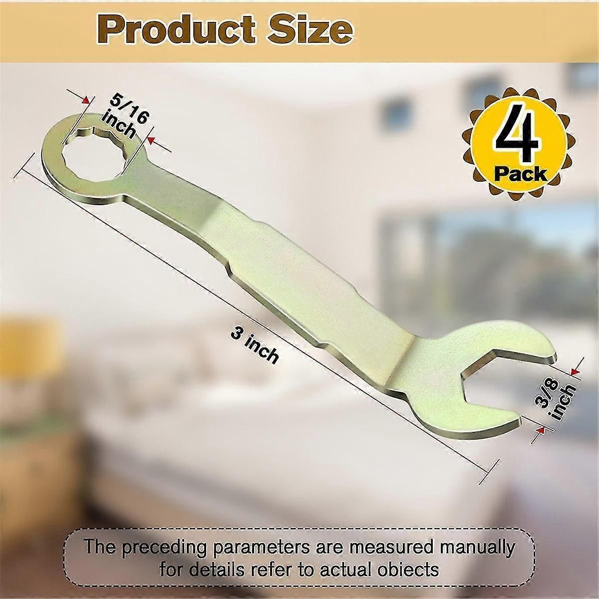 4Pcs Pivot Adjustment Open Wrench for Sliding Door Hanger