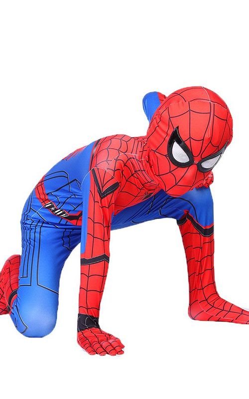Kids Spiderman Cosplay Suit Far From Home Spiderman Costume Halloween Cosplay Costume