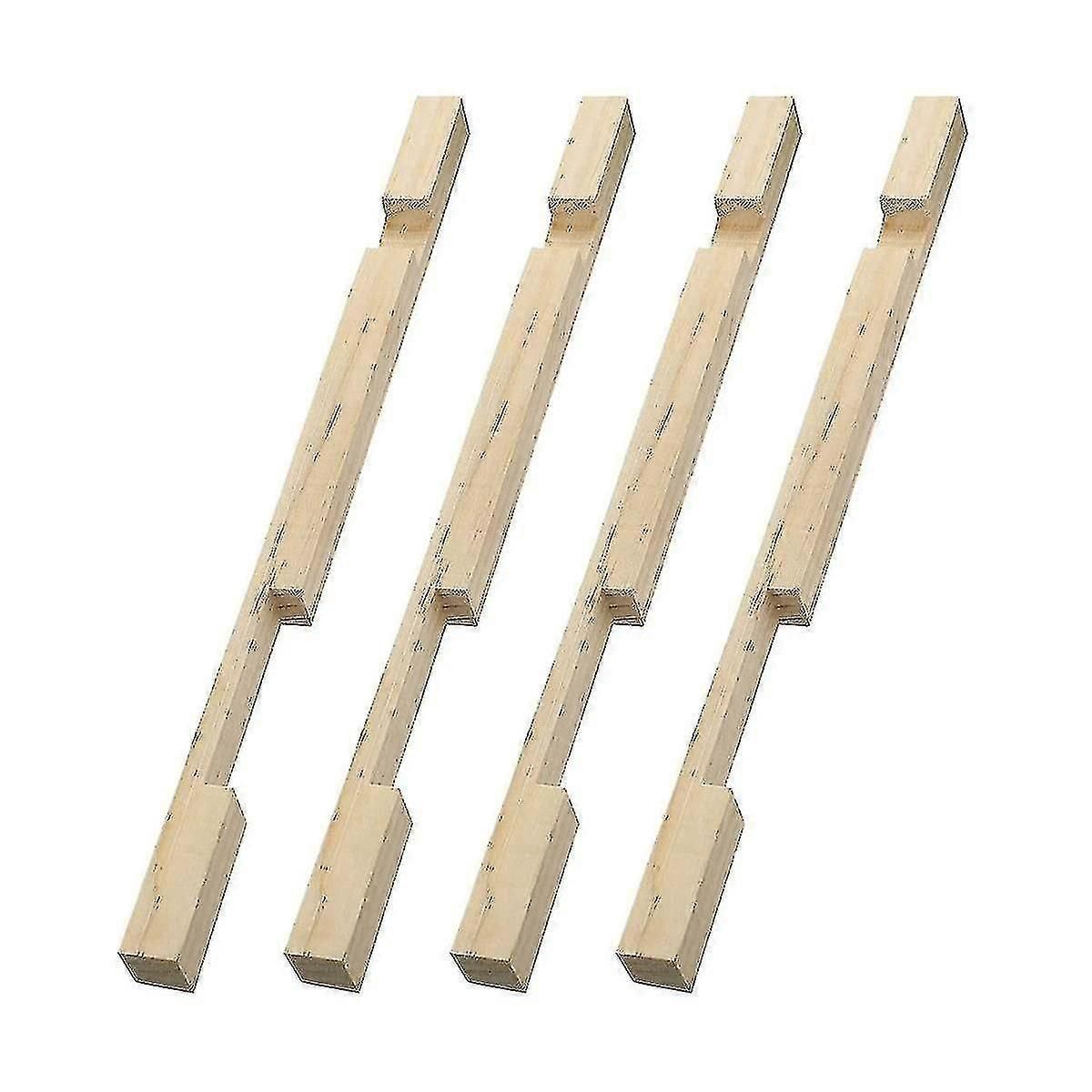 4 Pack Beehive Entrance Reducer Wood Entrance Protector Beekeeping Bee For Beekeeping