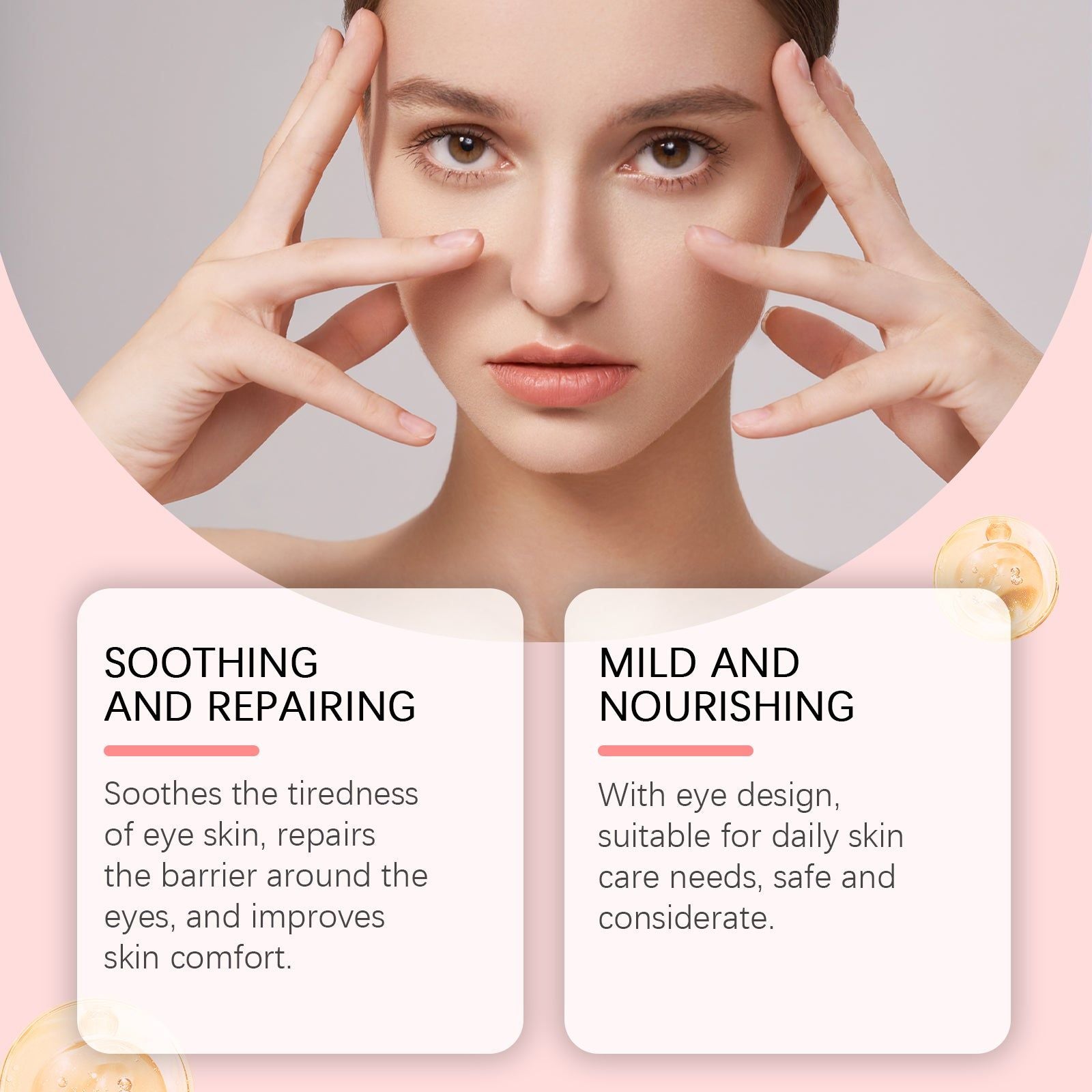 Daily Moisturizing Eye Cream, Anti-Fatigue Eye Care, Deep Hydration, Reduce Wrinkles ,30g