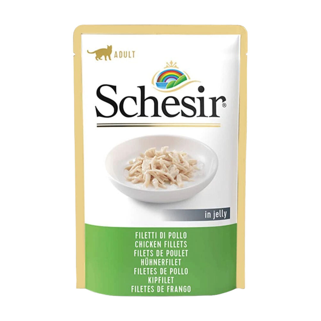 Schesir In Jelly Adult Cat Food Pouch, 85gm