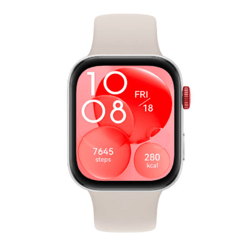 HUAWEI Watch Fit 3-White-silicon