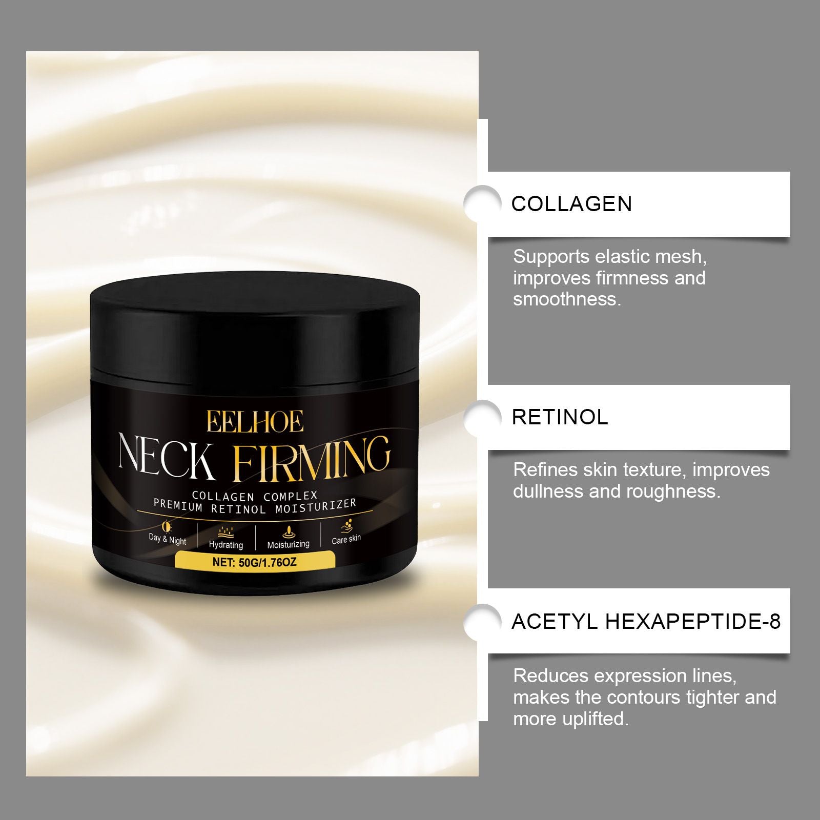 Retinol Face & Neck Cream Anti-Aging Moisturizer 50g