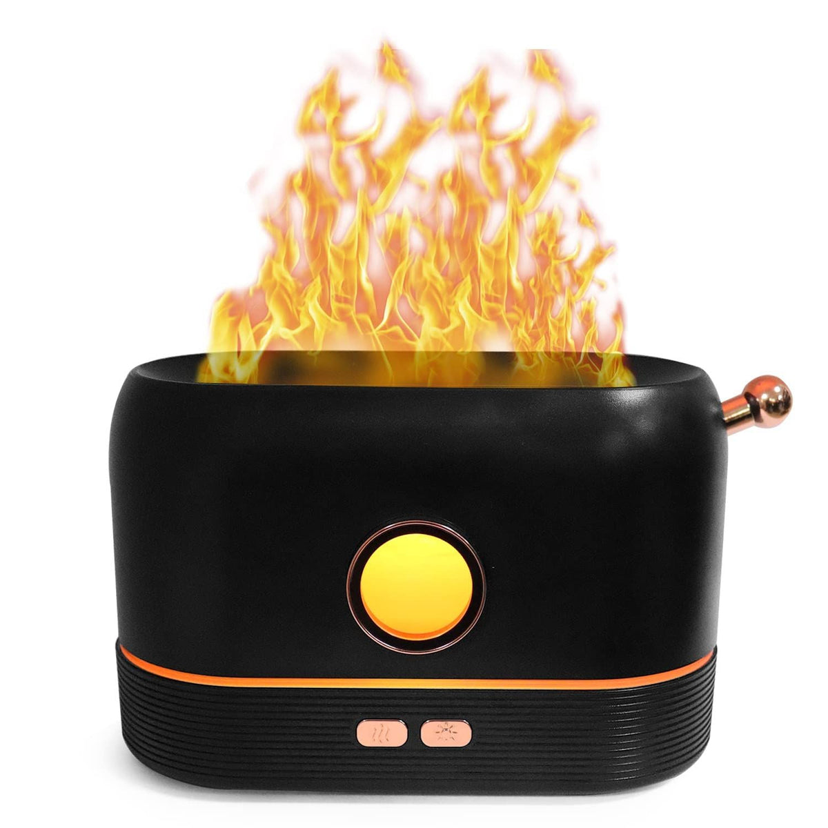 Aroma Diffuser For Essential Oils Color Changing Flame Air Humidifier For Home Office