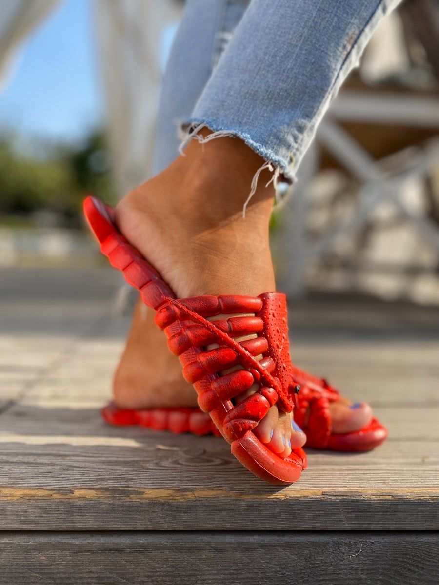 Lobster Slippers Beach Slides Summer Funny Sandals House Slippers For Women