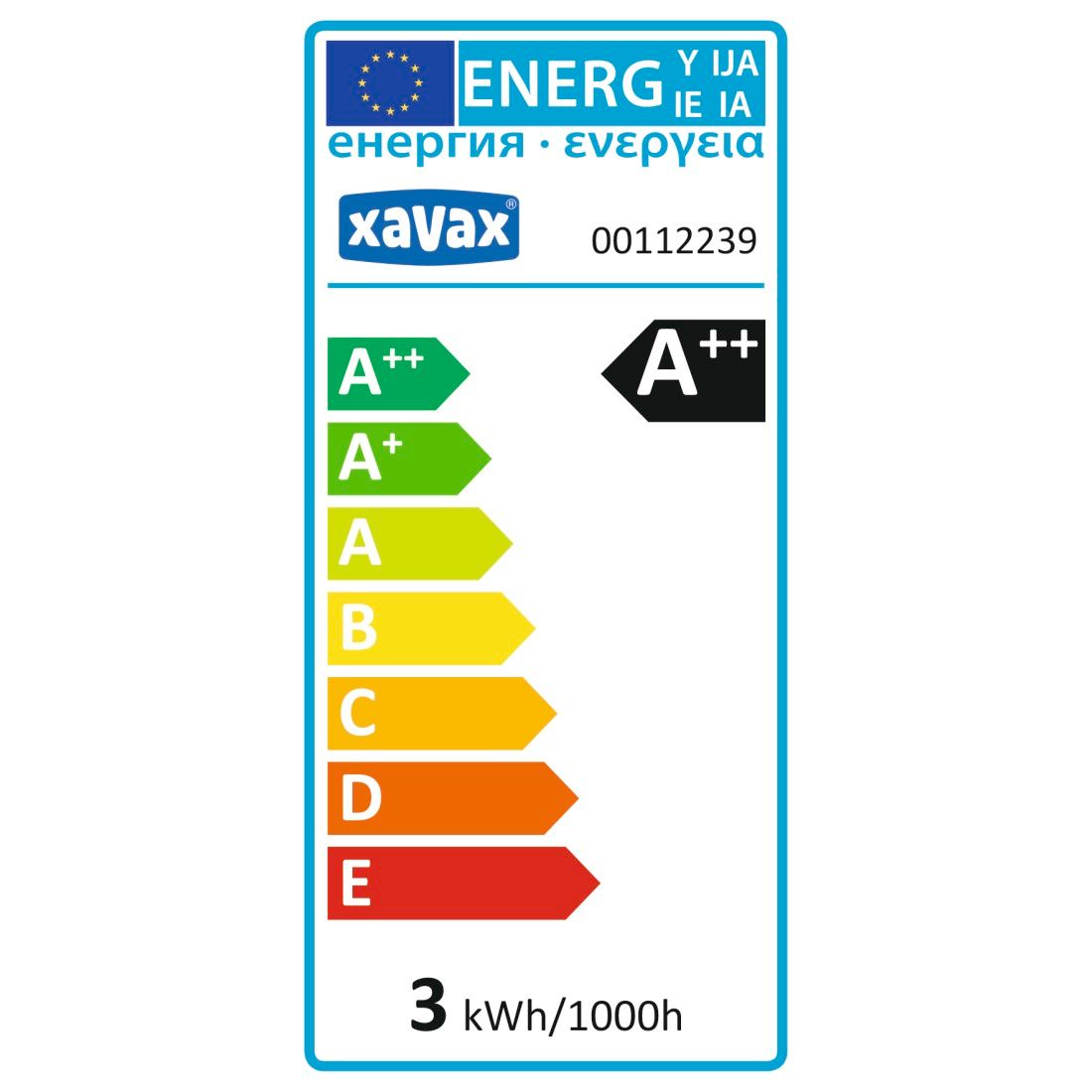XAVAX 112239 LED Filament, E14, 250lm replaces 25W drop bulb, warm white
