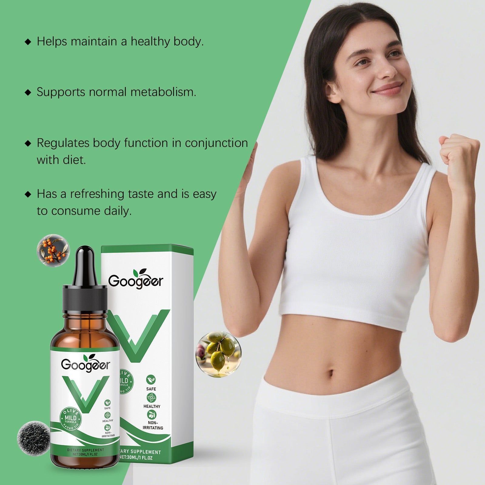 Boost Your Body Care with Olive & Black Seed Oil Drops for Health & Wellness ,30ml