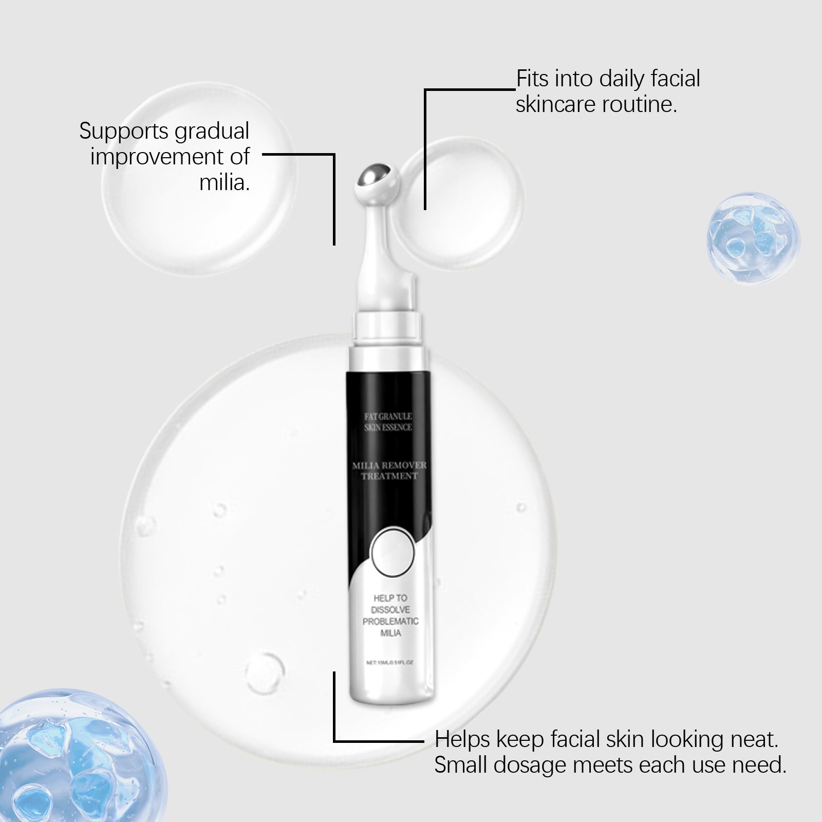 Acne Care Facial Essence, Gentle, Moisturizing, Clear Skin, Pimple Treatment ,15ml