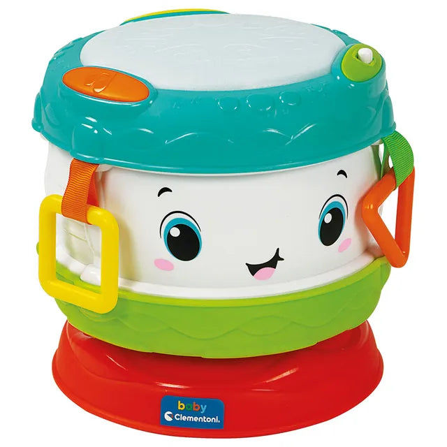 Baby Clementoni Activity Baby Drum – Spin, Beat & Light Up!