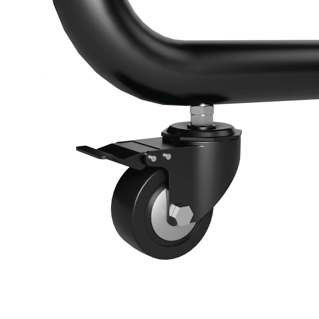 Hama 220875 Trolley Tv Stand With Castors,Up To 100",Height-Adjustable,Black