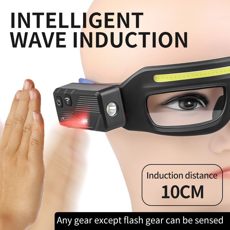Lighted Safety Glasses Driving Glasses Anti Fog Glasses for Women Men