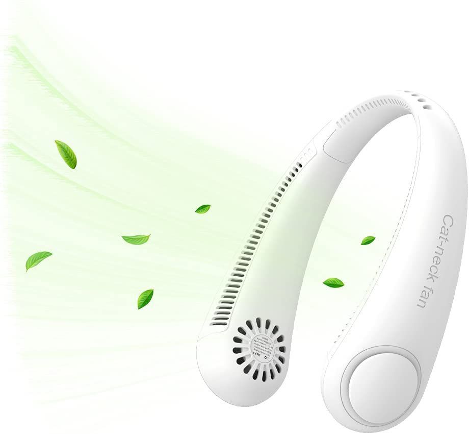 Bladeless Neck Fan Hanging Small Fan Portable Hands Free Neck Fan For Outdoor Sports Travel