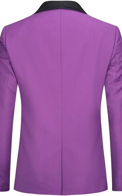 Purple Designer Stylish Party Wear Suit for Men wedding groom suit Gift For Him