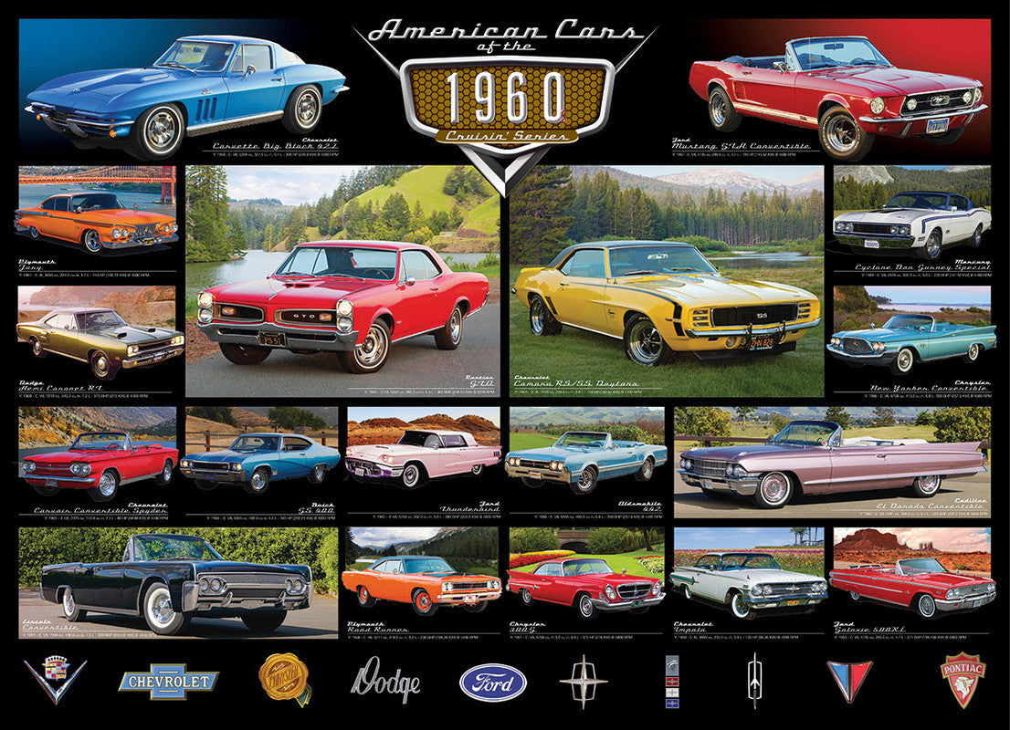 American Cars Of The 1960S-1000 Pcs