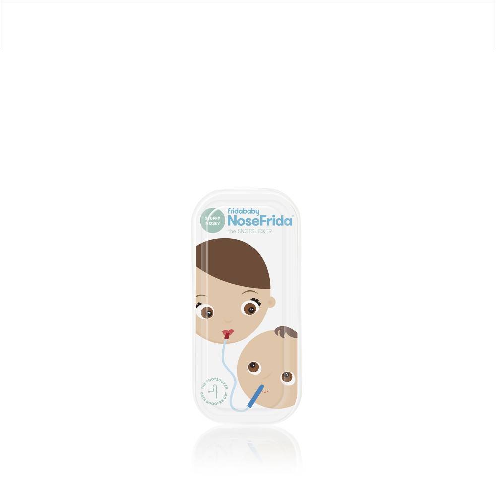 FridaBaby NoseFrida Nasal Aspirator with Travel Case - Pediatrician Recommended Baby Congestion Relief