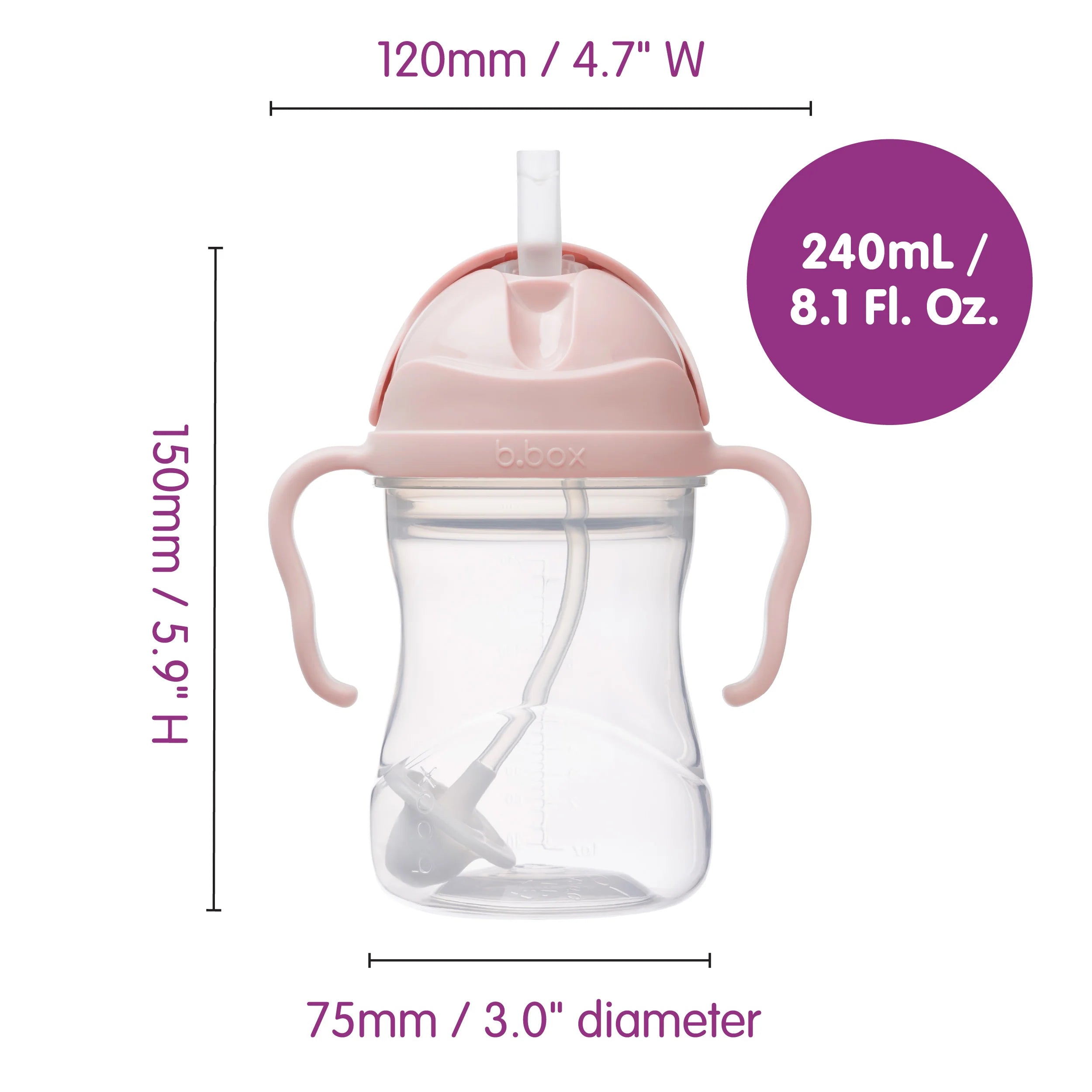 b.box Sippy Cup – Sage