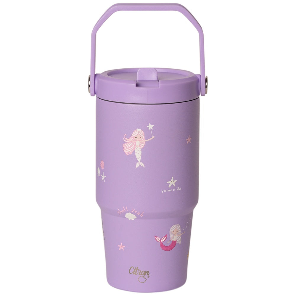 Citron Insulated Tumbler with Handle 600ml – Mermaid