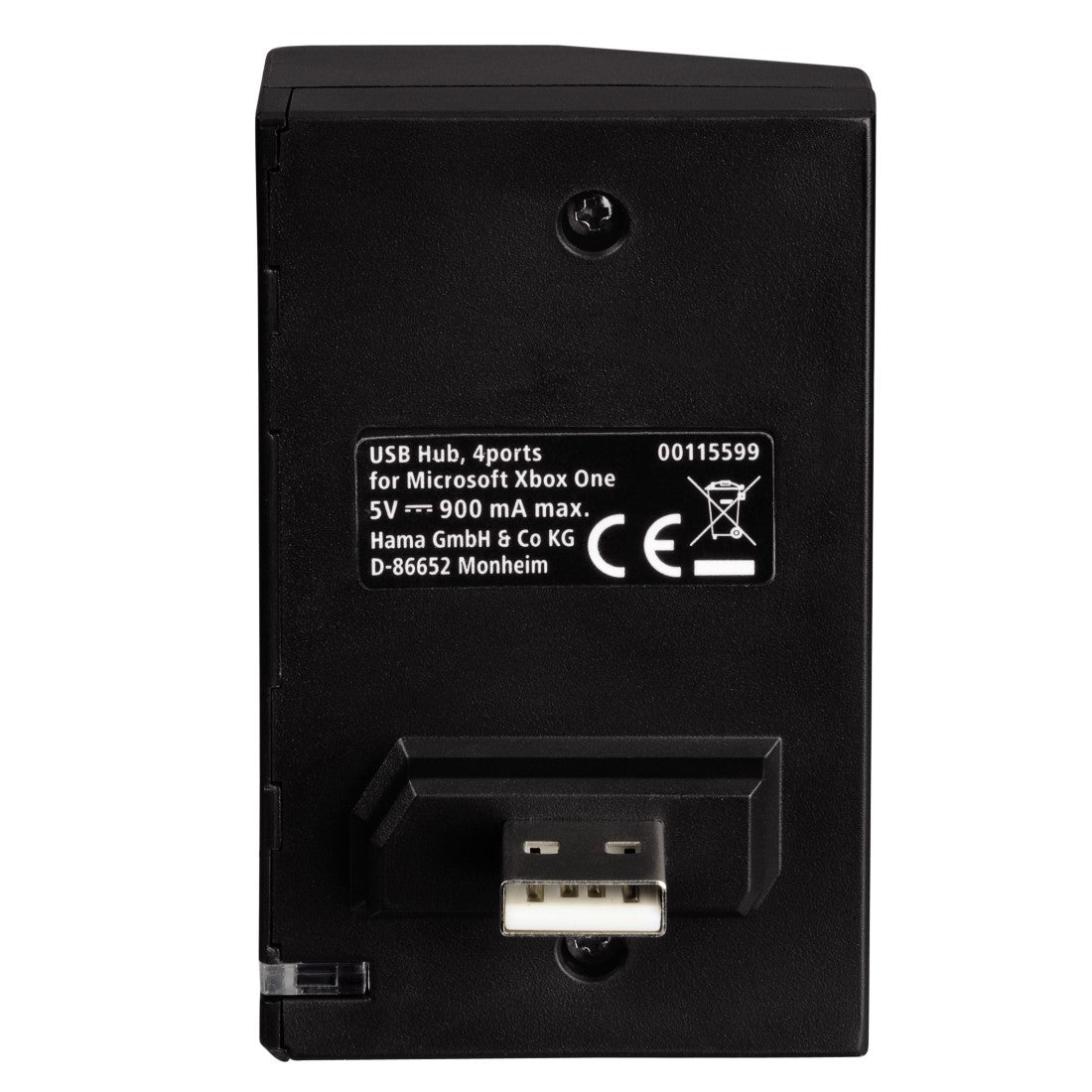 محول USB Hama 115599 لأجهزة Xbox One، 4 منافذ