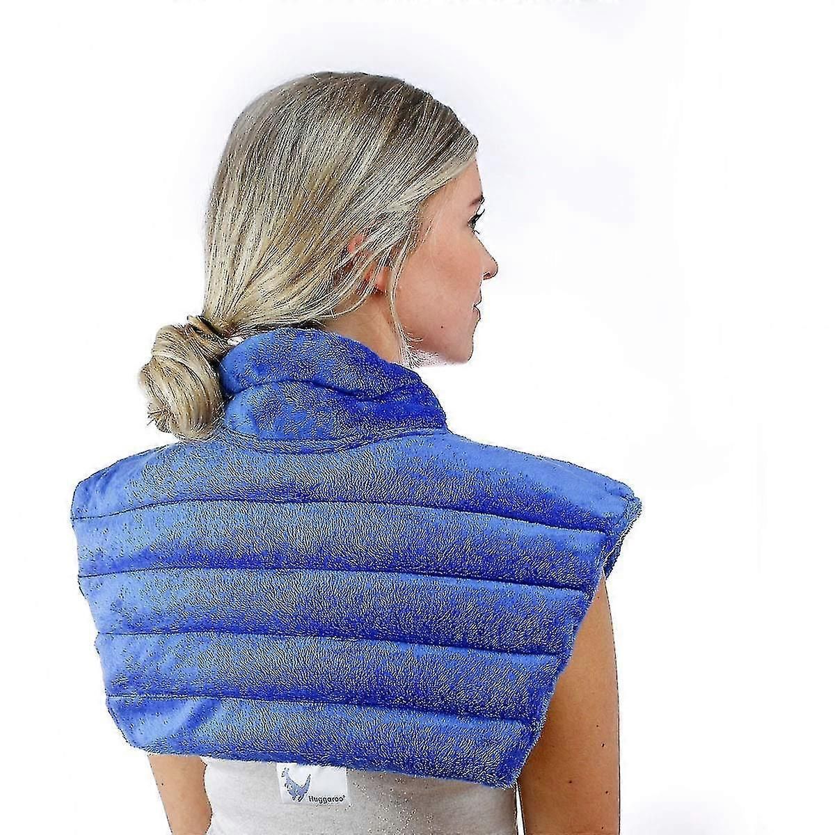 Weighted Heating Pad With Collar for Neck Shoulders and Back